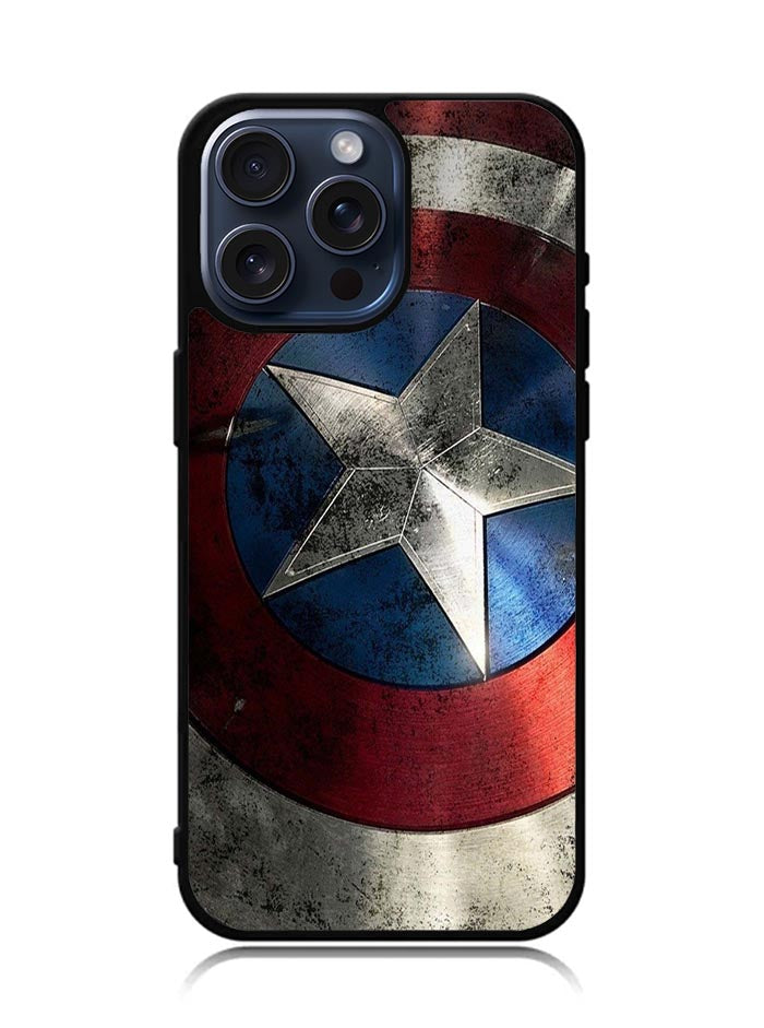 Captain America Shield iPhone 15 Pro Max Case