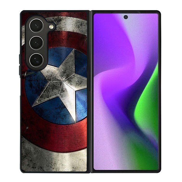 Captain America Shield Samsung Galaxy Z Fold 6 Case