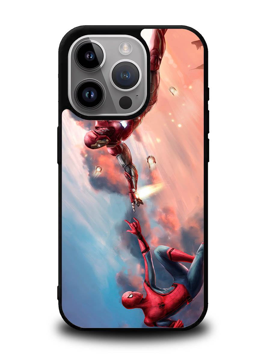 Spiderman Iron Man iPhone 16 Pro Max Case QC6644