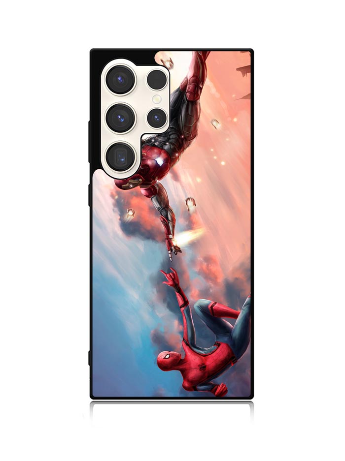 Spiderman Iron Man Samsung Galaxy S25 Ultra 5G Case QC6644