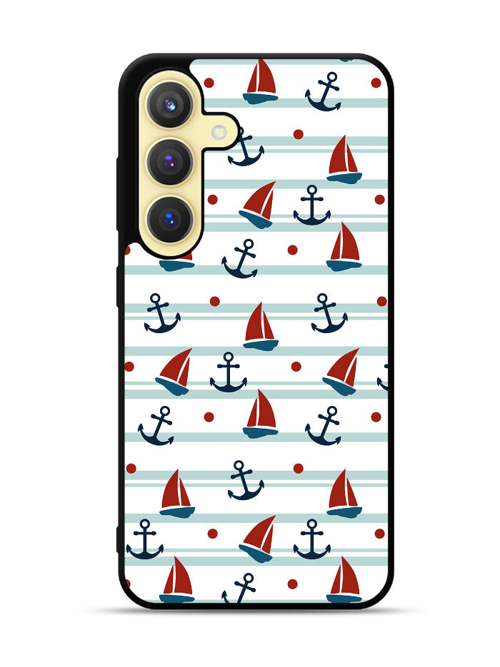 Sailor Pattern Samsung Galaxy S25 Plus 5G , Samsung Galaxy S25+ 5G Case OV6618