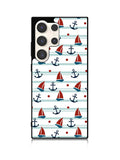 Sailor Pattern Samsung Galaxy S25 Ultra 5G Case QC6618