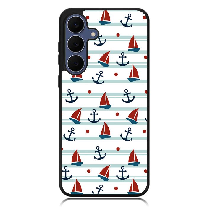 Sailor Pattern Samsung Galaxy S25 FE Case OV6618