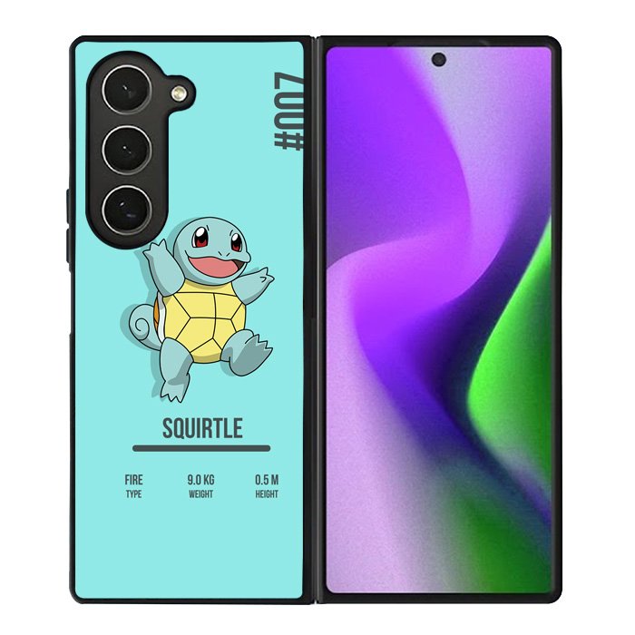 Squirtle Pokemon Samsung Galaxy Z Fold 6 Case