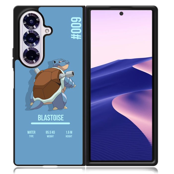 Blastoise Pokemon Samsung Galaxy Z Fold 7 Case OV6223