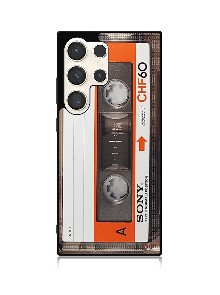 Retro Cassette Kaset Samsung Galaxy S25 Ultra 5G Case QC6605