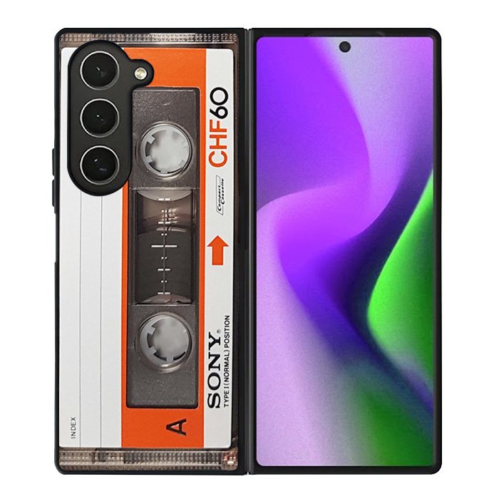 Retro Cassette Kaset Samsung Galaxy Z Fold 6 5G 2024 Case OV6605