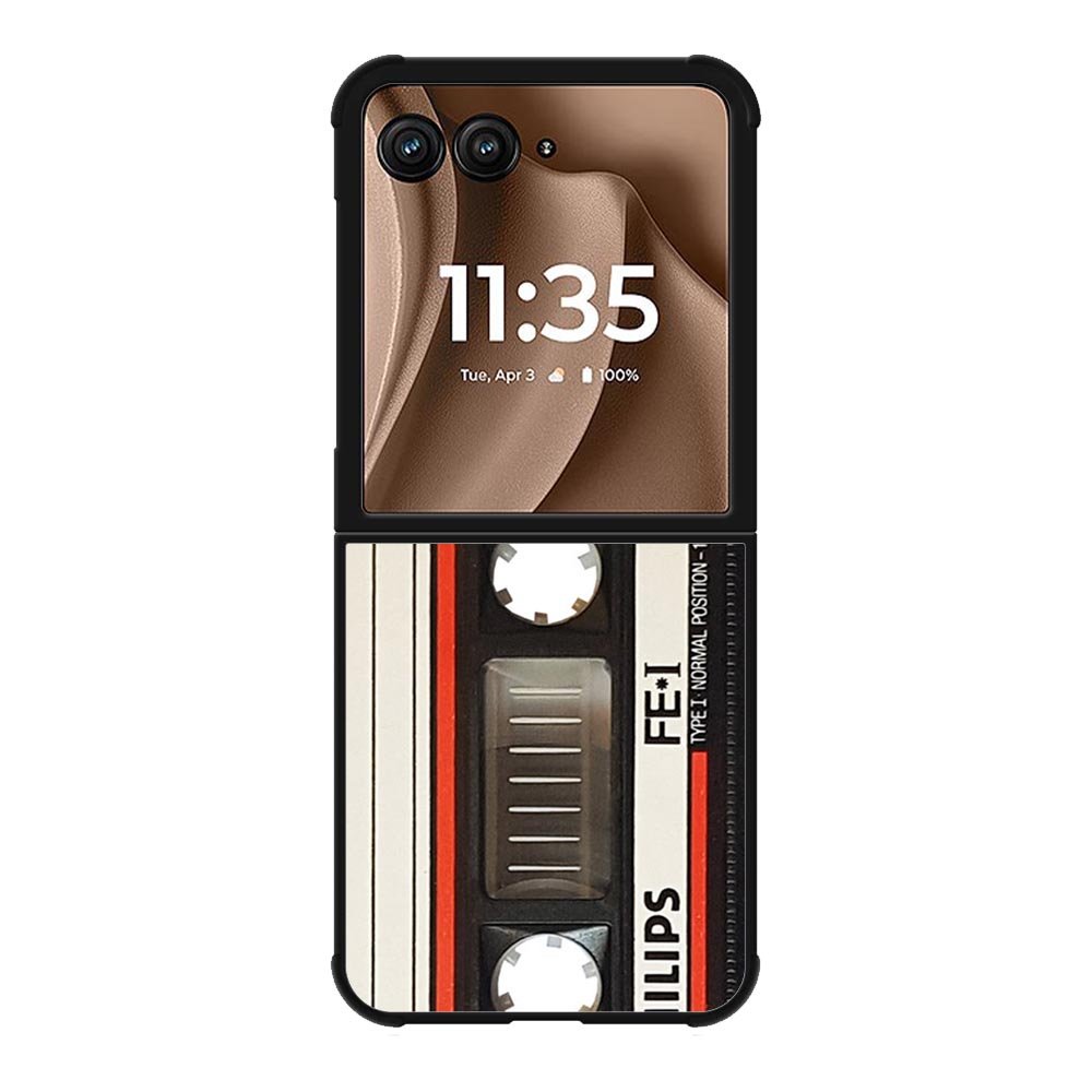 Retro Cassette Kaset Motorola Moto RAZR Plus 2025 Case OV2738