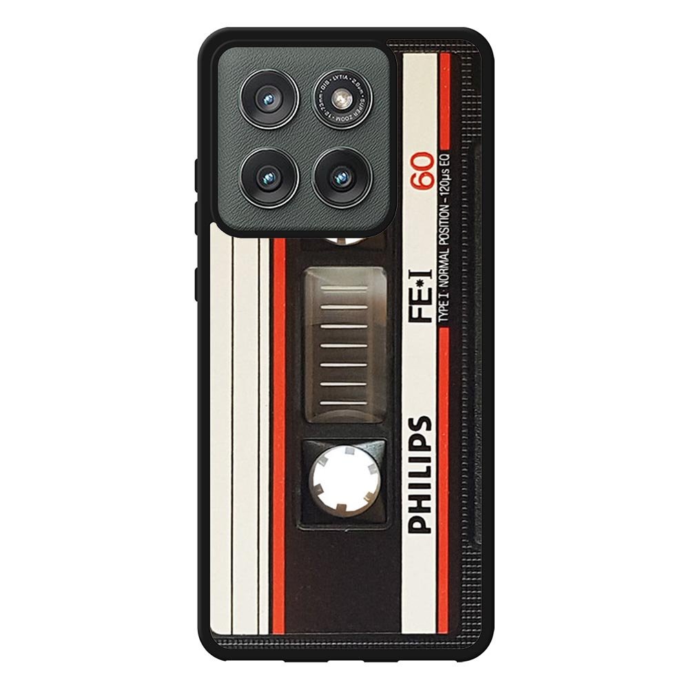 Retro Cassette Kaset Motorola Moto Edge 2025 Case QC2738