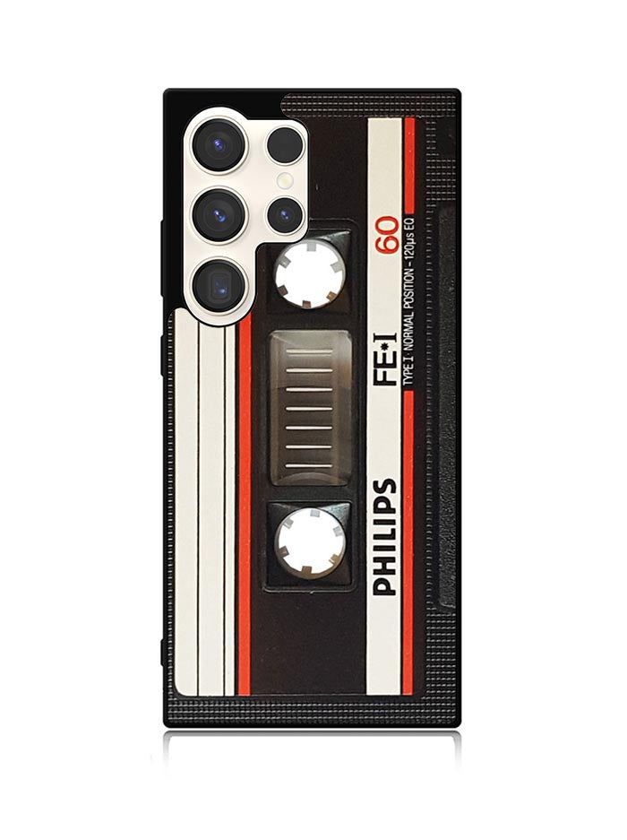 Retro Cassette Kaset Samsung Galaxy S25 Ultra 5G Case QC2738