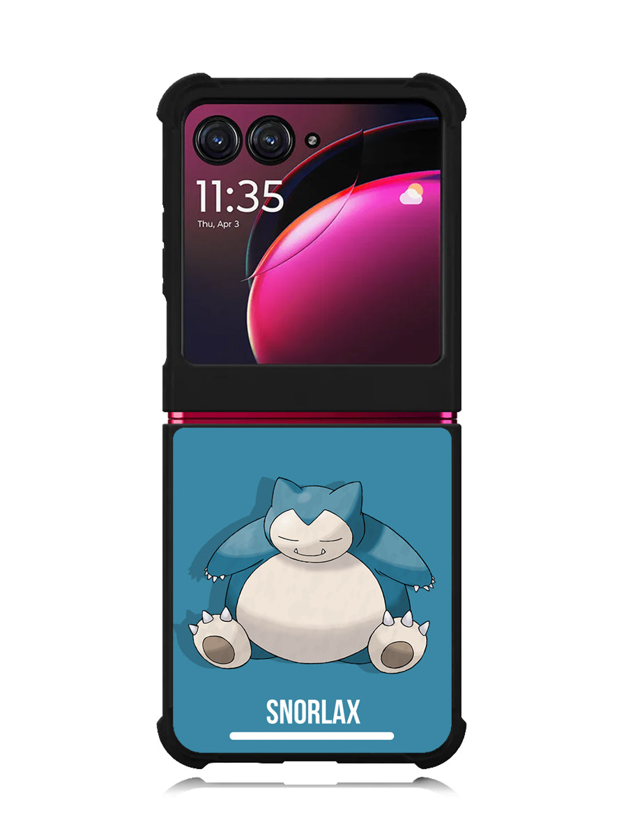Pokemon Snorlax 2nd Motorola Moto Razr Plus 2023 , Moto Razr+ 2023 Case