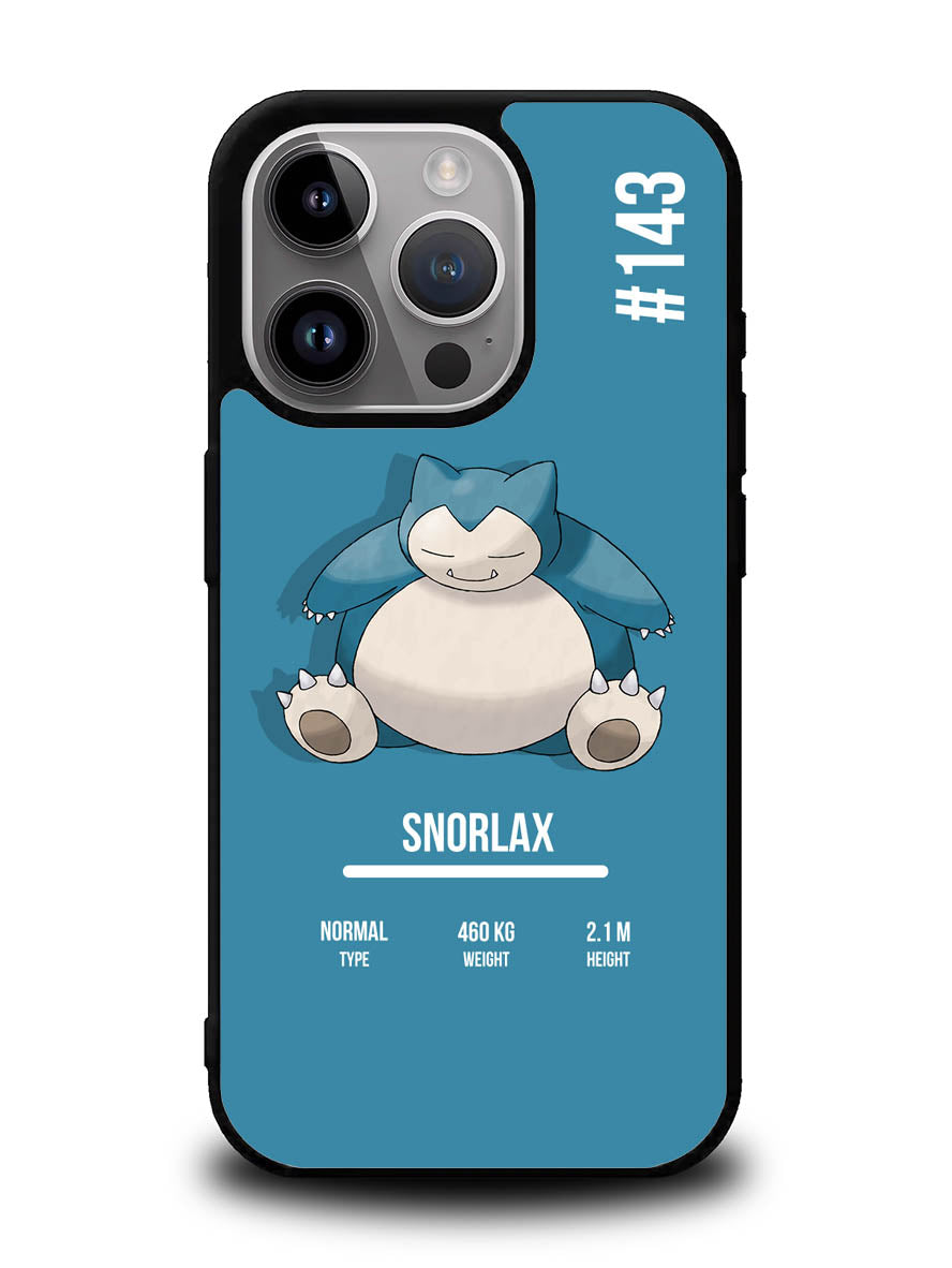 Pokemon Snorlax 2nd iPhone 15 Pro Case