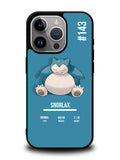 Pokemon Snorlax 2nd iPhone 16 Pro Max Case