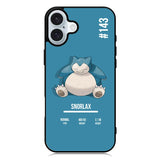 Pokemon Snorlax 2nd iPhone 16 Case