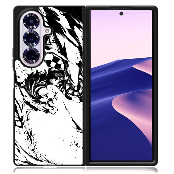 Tanjiro Kimetsu no Yaiba Samsung Galaxy Z Fold 7 Case OV6696