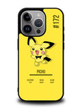 Pokemon Pichu iPhone 16 Pro Case OV6583