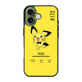 Pokemon Pichu iPhone 17 Case QC6583