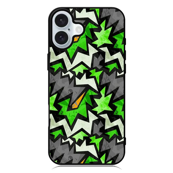 Abstract Graffiti iPhone 16 Plus Case QC6162