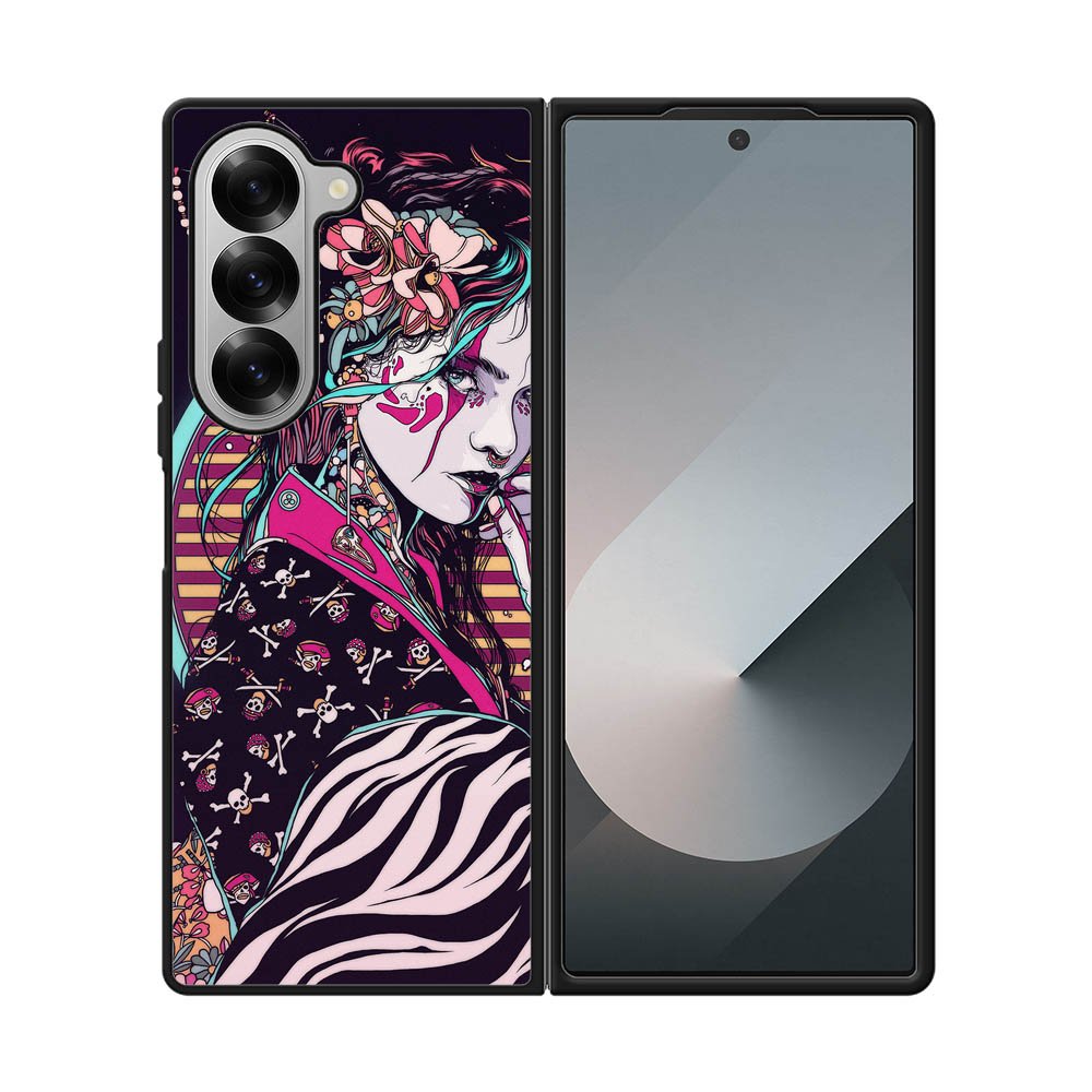 Geisha Japan Samsung Galaxy Z Fold 7 5G Case QC6396