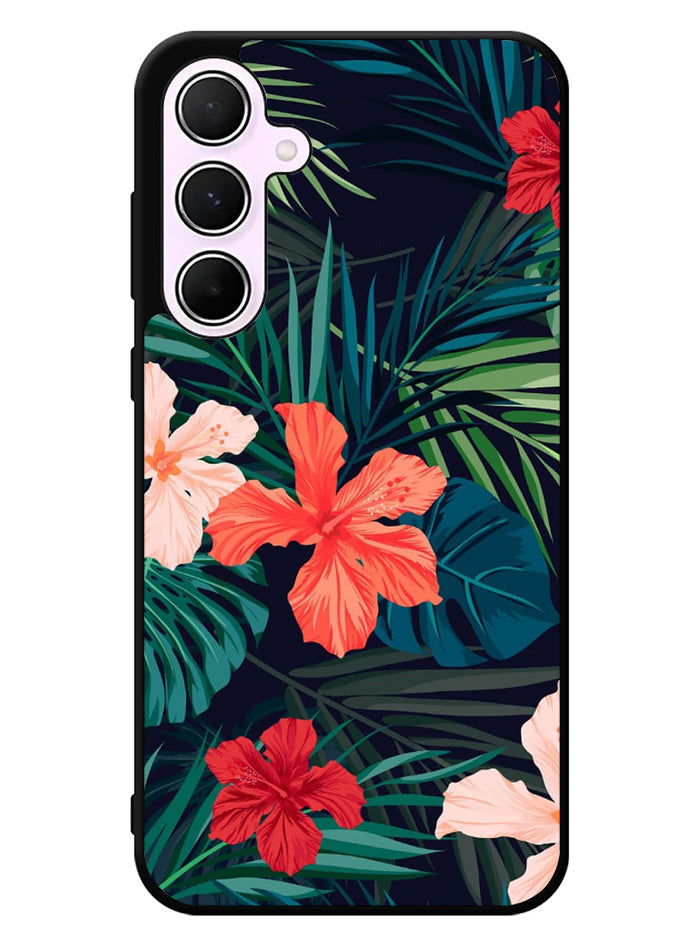 Tropical Floral Samsung Galaxy A55 5G Case
