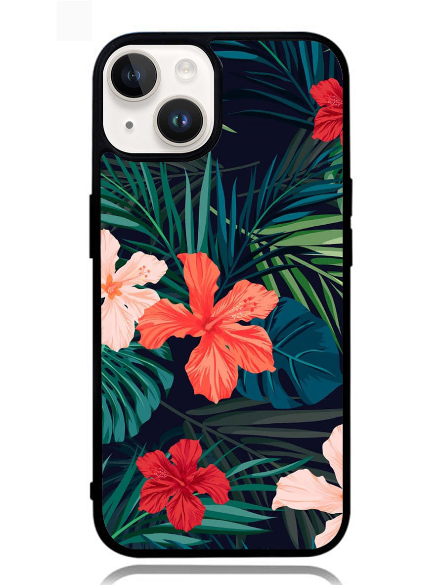 Tropical Floral iPhone 14 Plus Case OV5221