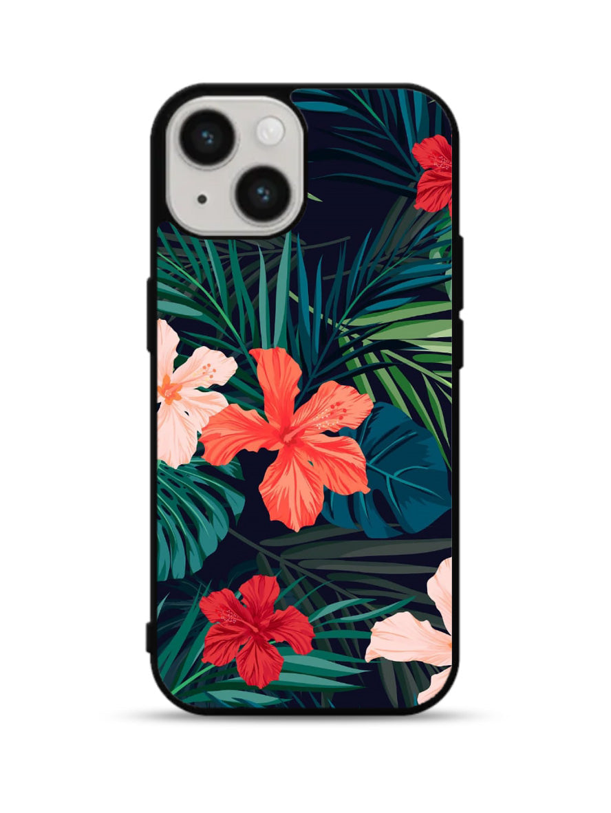 Tropical Floral iPhone 15 Plus Case