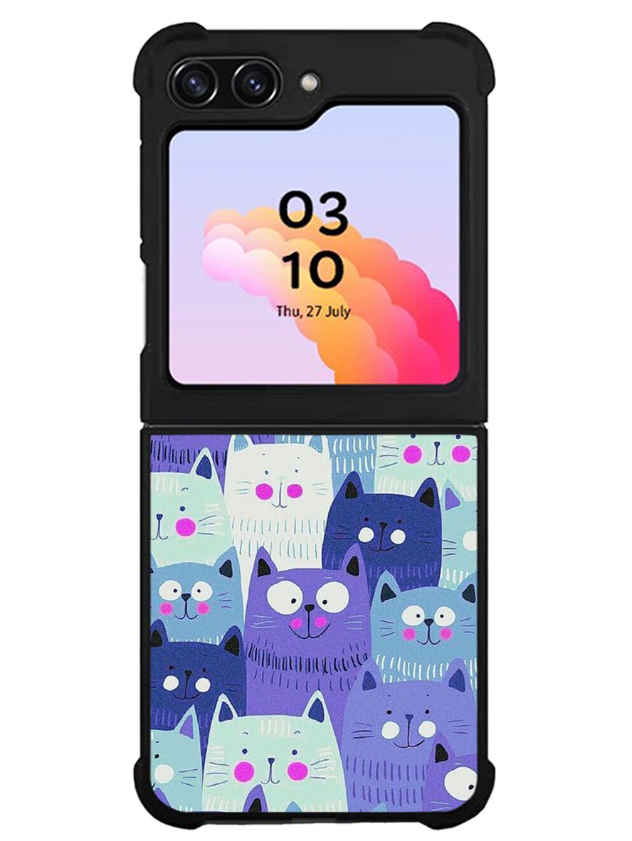 Cat Pattern Samsung Galaxy Z Flip 5 5G 2023 Case OV6246