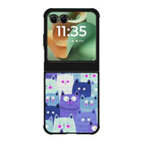 Cat Pattern Motorola Moto RAZR 2025 Case OV6246