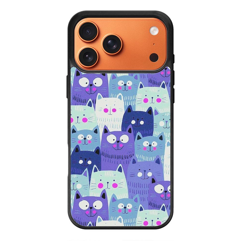 Cat Pattern iPhone 17 Pro Case OV6246