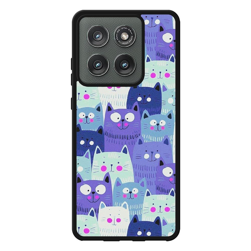 Cat Pattern Motorola Moto Edge 2025 Case OV6246