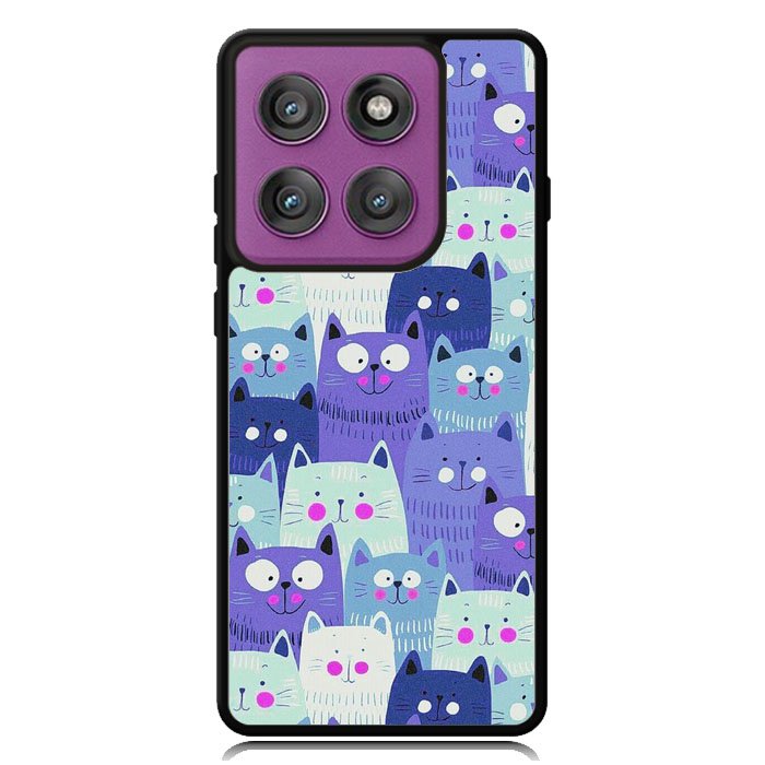Cat Pattern Motorola Moto Edge 2025 | Moto Edge 60 Fusion | Moto Edge 60 Pro Case OV6246