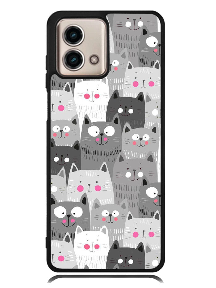 Cat Pattern Motorola Moto G Stylus 5G 2023 Case