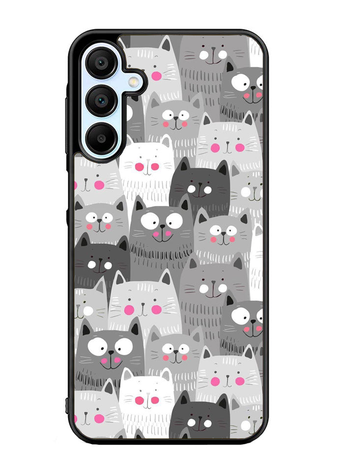 Cat Pattern Samsung Galaxy A15 5G Case