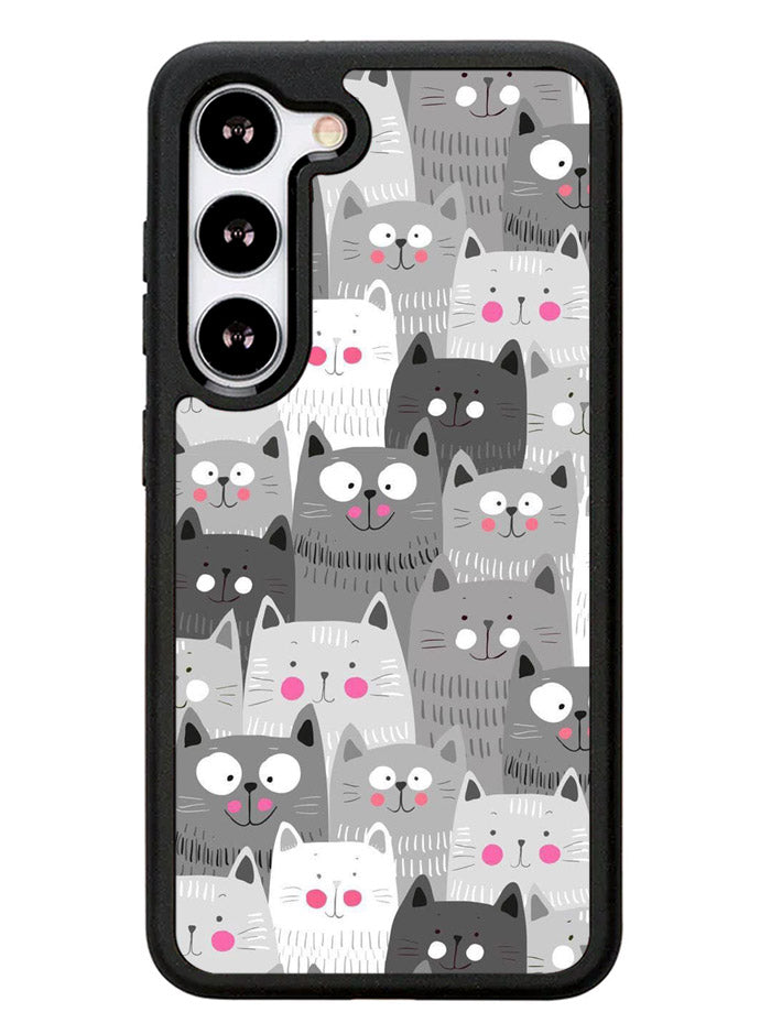 Cat Pattern Samsung Galaxy S23 5G Case