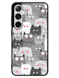 Cat Pattern Samsung Galaxy S25 5G Case
