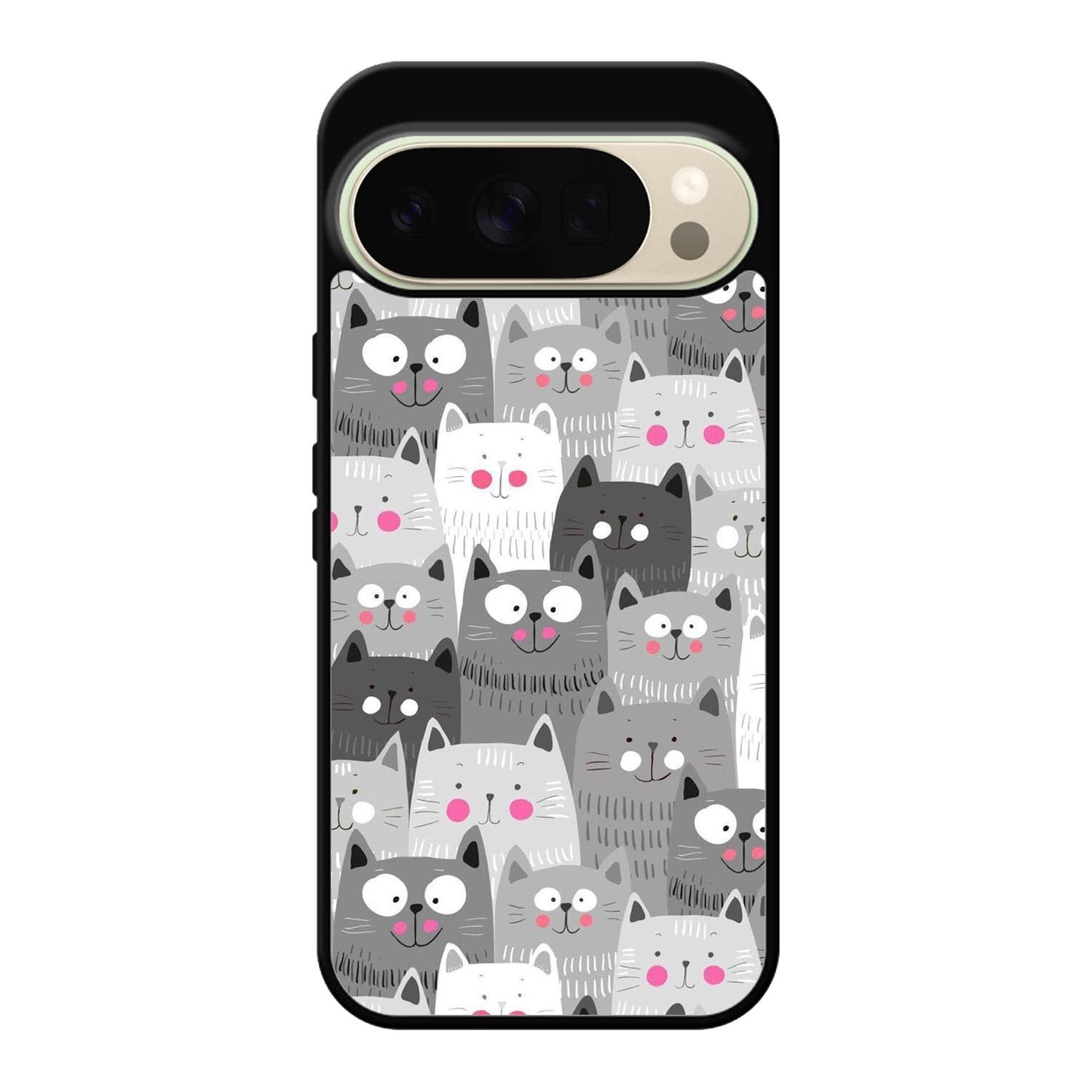 Cat Pattern Google Pixel 10 Pro XL Case