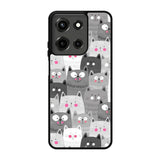 Cat Pattern Motorola Moto G 5G 2025 Case OV2804