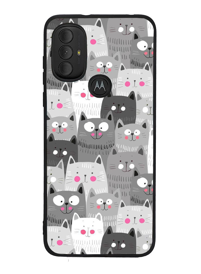 Cat Pattern Motorola Moto G Pure 2021 , Moto G Power 2022 Case