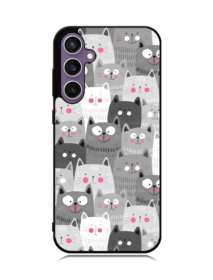 Cat Pattern Samsung Galaxy S23 FE 5G Case
