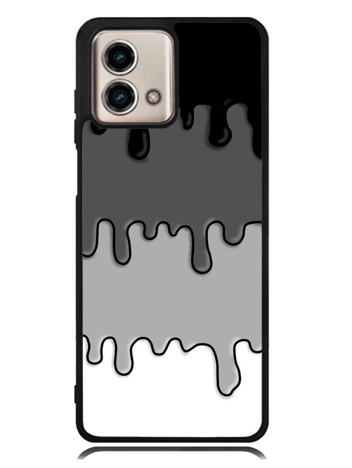 Ink Black White Motorola Moto G Stylus 5G 2023 Case OV6778