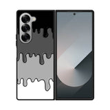 Ink Black White Samsung Galaxy Z Fold 7 5G Case OV6778