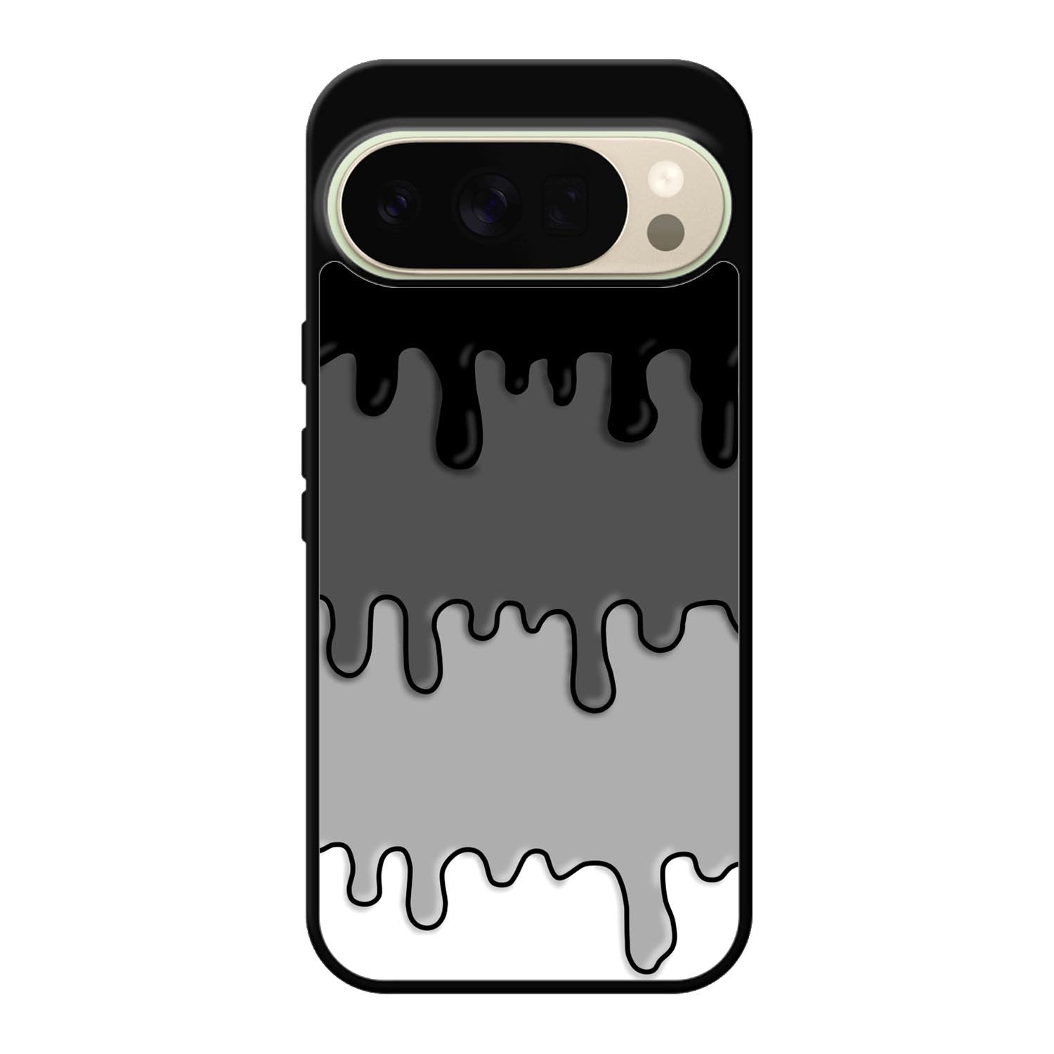 Ink Black White Google Pixel 10 Pro Case OV6778