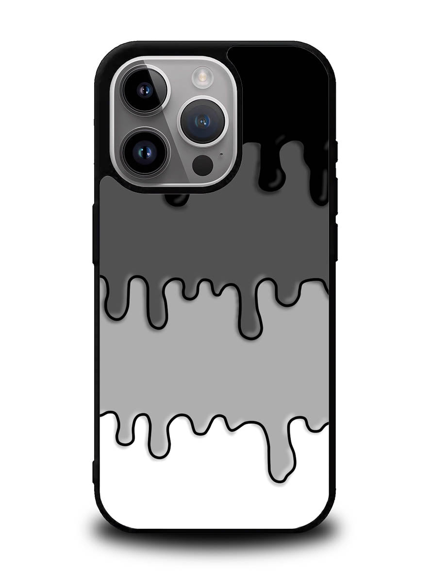 Ink Black White iPhone 16 Pro Max Case OV6778