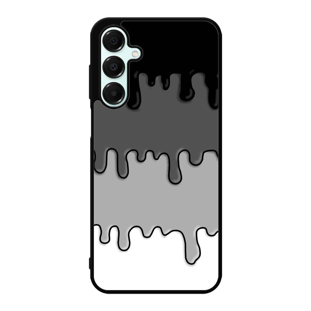Ink Black White Samsung Galaxy A16 Case OV6778