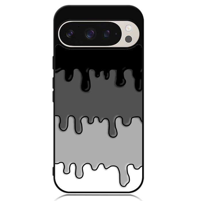 Ink Black White Google Pixel 9 Pro XL Case OV6778