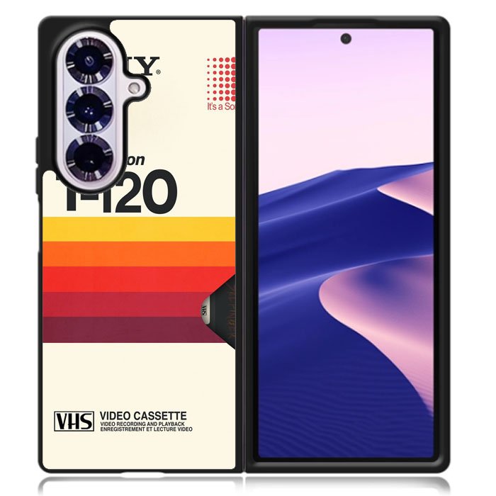 Retro VHS Box Samsung Galaxy Z Fold 7 Case OV6786