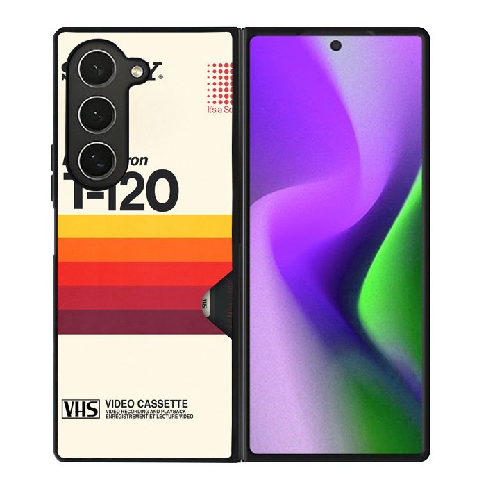Retro VHS Box Samsung Galaxy Z Fold 6 5G 2024 Case OV6786