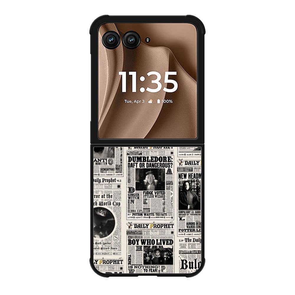 Harry Potter Daily Prophet Motorola Moto RAZR Plus 2025 Case OV5157