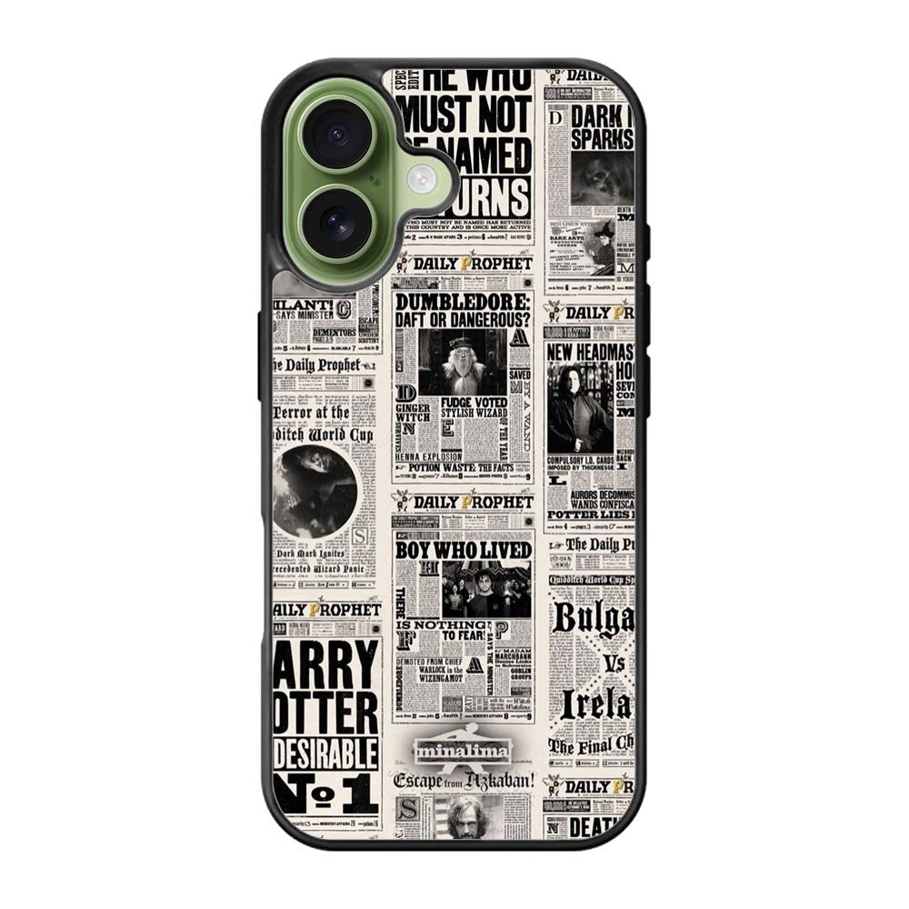 Harry Potter Daily Prophet iPhone 17 Case QC5157