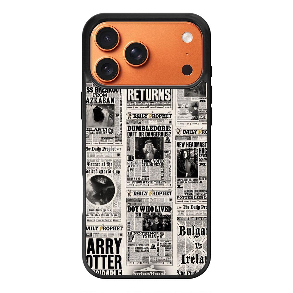 Harry Potter Daily Prophet iPhone 17 Pro Max Case QC5157